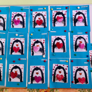 "Walentynkowe pingwinki"