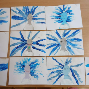 "Fryzura  pani zimy"