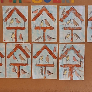 "Ptaszki w karmniku"