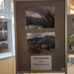 "Serduszka” zwiedzają wystawę.