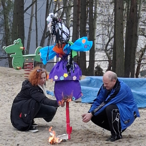 Spalenie Marzanny i pożegnanie zimy.