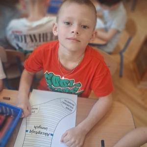 Dzień Kolorowej Skarpetki w grupie "Jeżyki".