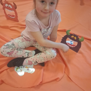 Dzień Kolorowej Skarpetki w grupie "Jeżyki". 