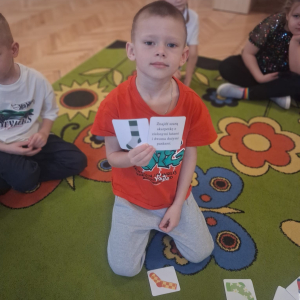 Dzień Kolorowej Skarpetki w grupie "Jeżyki". 