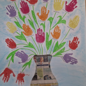 "Bukiet tulipanów" - praca grupowa