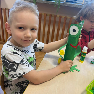 Eko - edukacja z okazji DNIA ZIEMI w grupie "ŻABEK".