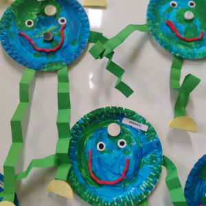 Eko - edukacja z okazji DNIA ZIEMI w grupie "ŻABEK".