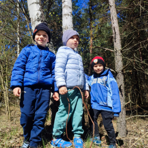 Eko - edukacja z okazji DNIA ZIEMI w grupie "ŻABEK".