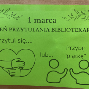 Dzień Przytulania Bibliotekarza