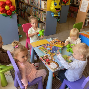 „Serduszka” z wizytą w bibliotece