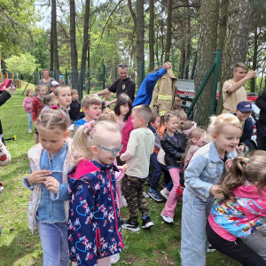 Dzień Dziecka w przedszkolu z udziałem strażaków OSP Bukowno