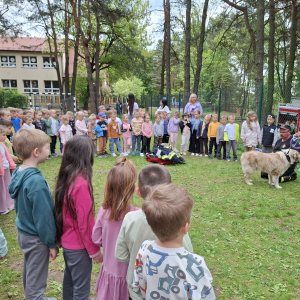 Dzień Dziecka w przedszkolu z udziałem strażaków OSP Bukowno