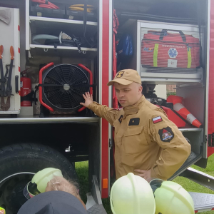 Wizyta Strażaków z Państwowej Straży Pożarnej w Olkuszu