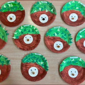 Praca plastyczna "Kasztany"