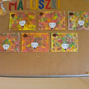 Praca plastyczna "Jeżyk"