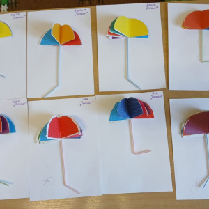 Praca plastyczna "Parasole"