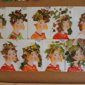 Praca plastyczna "Pani Jesień"