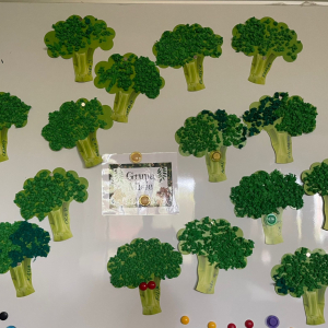 Praca plastyczna "Brokuł"