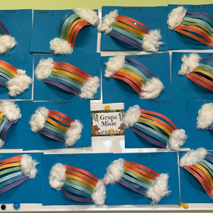 Praca plastyczna "Tęcza"