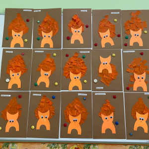 Praca plastyczna "Jesienne zwierzęta"