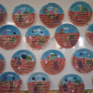 Praca plastyczna "Jesienne zbiory"