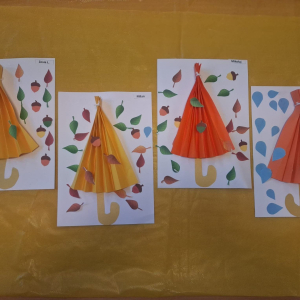 Praca plastyczna "Parasole"