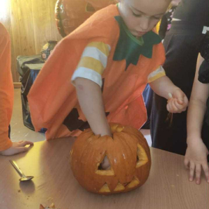 Święto Dyni i Halloween w Grupie „ Jeżyki” i „ Misie” 