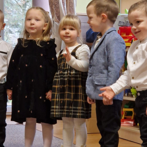 Pasowanie na przedszkolaka w grupie „Poziomek"