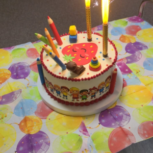 Pasowanie na przedszkolaka w grupie „Poziomek”