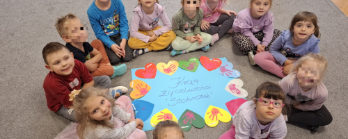 Dzień Życzliwości i Pozdrowień w grupie "Stokrotek"