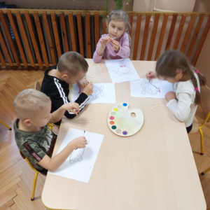 Malowanie patyczkami