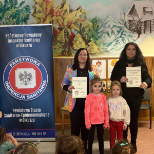 Prelekcja przedstawicieli PSSE z Olkusza nt. "Zdrowia i higieny".