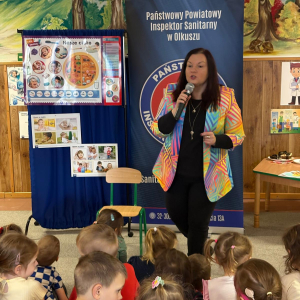 Prelekcja przedstawicieli PSSE z Olkusza nt. "Zdrowia i higieny".