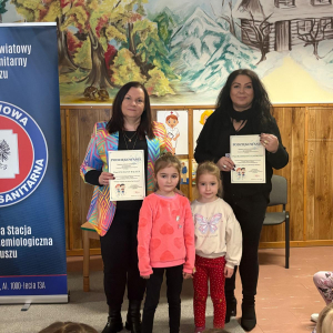 Prelekcja przedstawicieli PSSE z Olkusza nt. "Zdrowia i higieny".