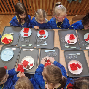 Mikołajkowe warsztaty ”Kropeczek” i ”Stokrotek”.