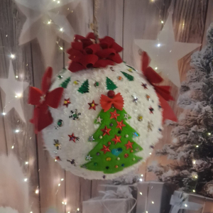 Konkurs Plastyczny pod hasłem ,,Bombka dla Bukowna - rozświetl choinkę”