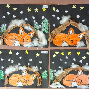 "Zwierzęta w zimie"